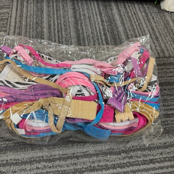 VKVK Lace Trim Push-Up Bra Set – Size 36C, Multi-Color 6-Pack - Picture 5 of 7